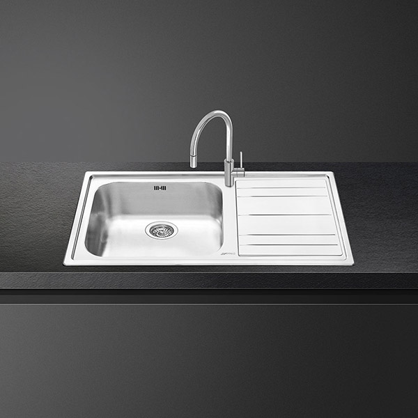 Smeg Kitchen Sinks Stainless Steel Composite Ceramic Inset Undermount
