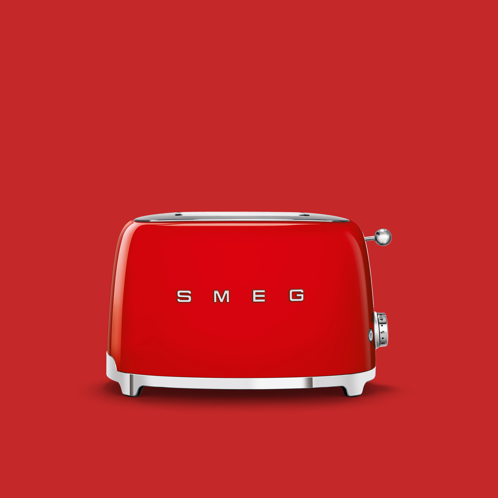 SMEG 4 Slice Long Slot 50s Retro Style Toaster - Stone Empire Fabrication