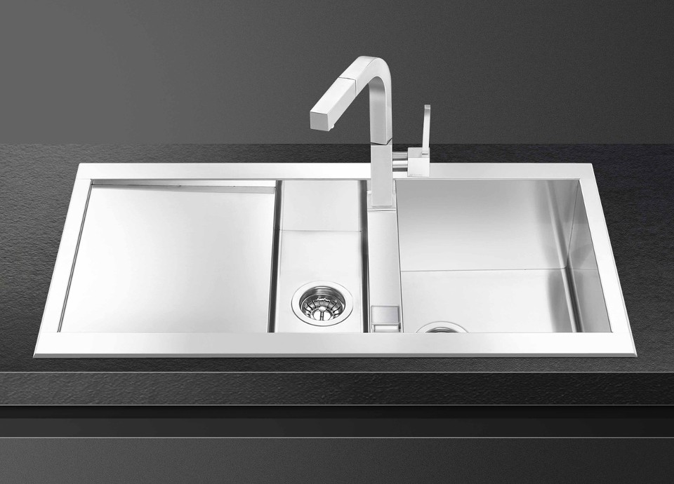 Smeg Kitchen Sinks Stainless Steel Composite Ceramic Inset Undermount - Composite Kitchen Sinks Uk Smeg Kitchen Sinks Stainless Steel Composite Ceramic Inset Undermount - Composite Kitchen Sinks Uk