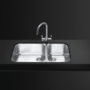 Smeg Kitchen Sinks Stainless Steel Composite Ceramic Inset Undermount