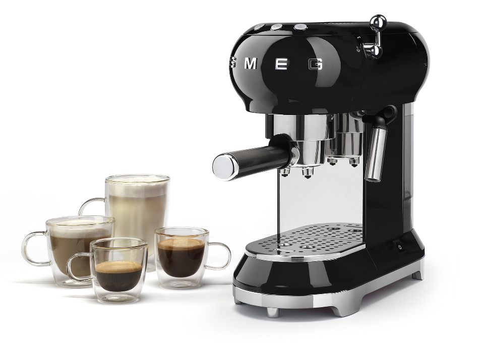 espresso coffee machine pink ecf01pkuk