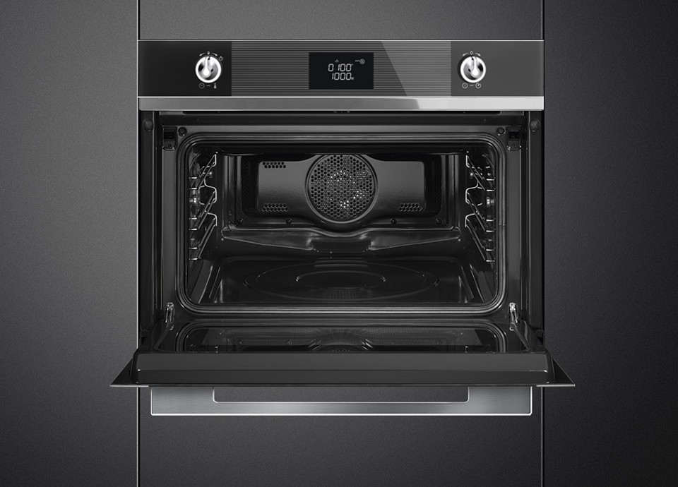 Oven Silver SF4102MS | SMEG COMPACT MICROWAVE OVEN SF4102MS